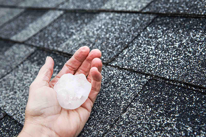 Hail Damage - Roofing Contractor - Roofers LLC